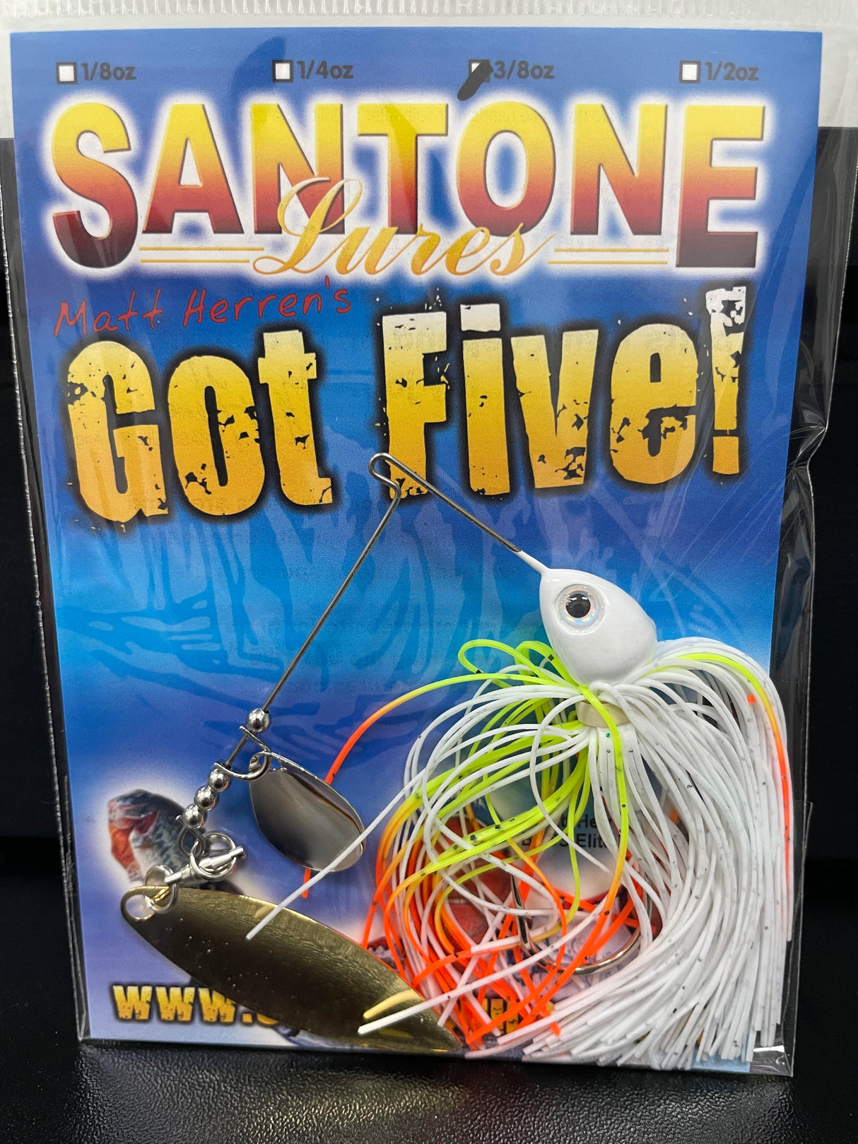 Santone Lures Got Five Colorado Willow Spinner Bait