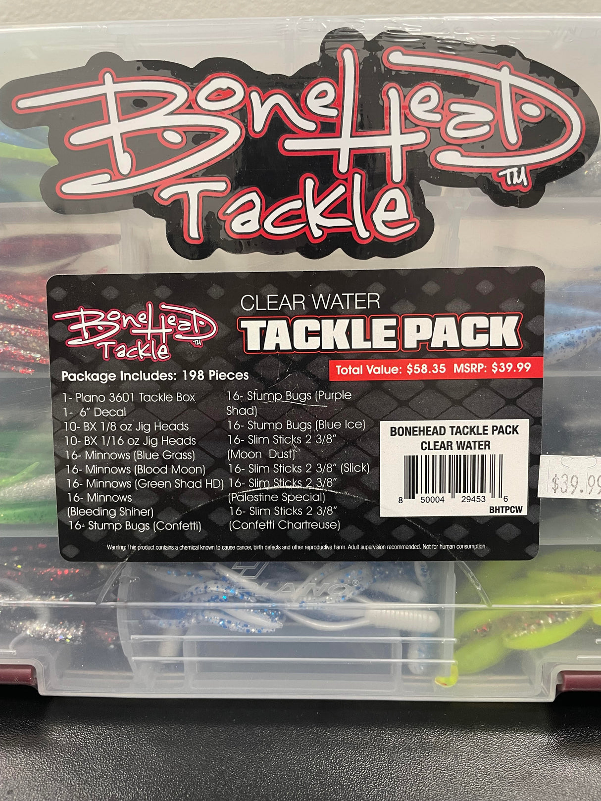 Bone Head Tackle Clear Water Tackle Pack