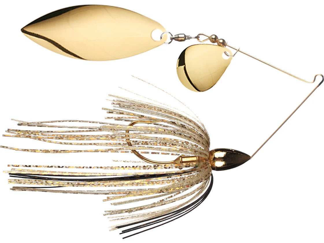 War Eagle Gold Colorado Willow Spinner Bait