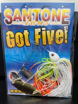 Santone Lures Got Five Colorado Willow Spinner Bait