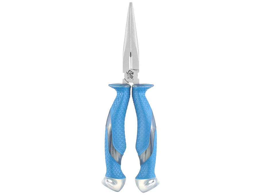 Cuda 8" Titanium Needle Nose Pliers with Ring Splitter