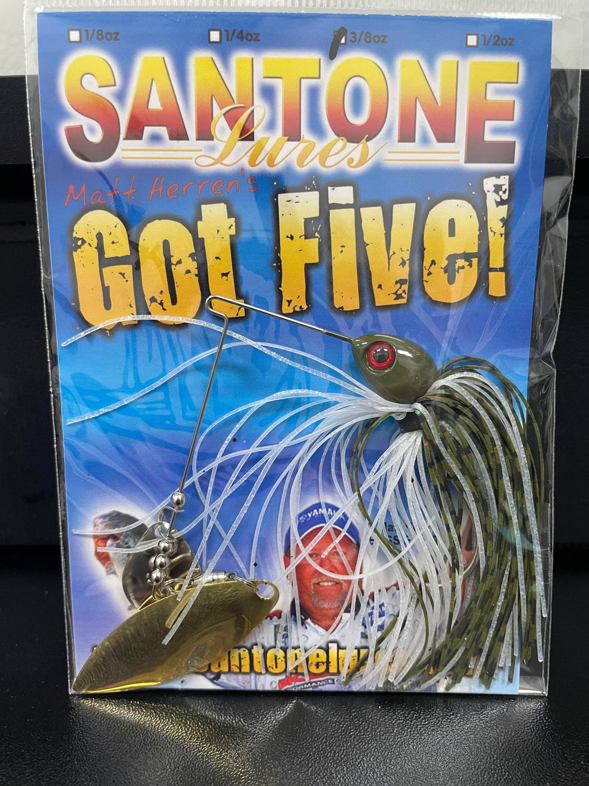 Santone Lures Got Five Colorado Willow Spinner Bait